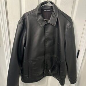 Men's Faux Leather Jacket